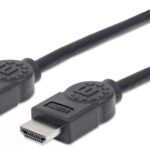 MANHATTAN 306119 Cable HDMI Blindado de 1.8mts; HDMI Macho a HDMI Macho resolucion 4K 30Hz - 3D.