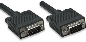 335607 Cable VGA MANHATTAN - 20 m, VGA (D-Sub), VGA (D-Sub), Macho/Macho, Negro