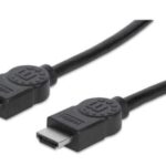 MANHATTAN 306126 Cable HDMI Macho a HDMI Macho - Blindado, 4K@30Hz, 3D, Negro, 3m.