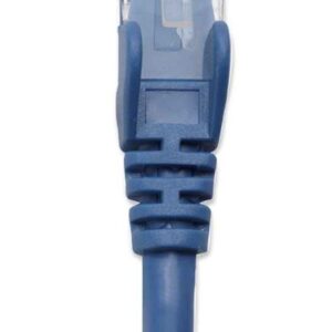 Cable de red UTP - Cat6, .5m (1.5ft), 100 Cobre, Contactos chapa de oro, Cable Patch Azul INTELLINET 342568