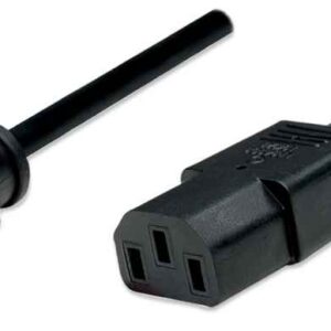 300179 Cable de alimentación estándar para PC MANHATTAN - Macho/Hembra 1, 8 m, Negro.
