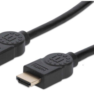 Cable HDMI 2.0 - Alta Velocidad con Canal Ethernet Premium 4K@60Hz MANHATTAN 355353, 3 m, Macho, Negro