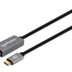 Cable USB-C a DisplayPort M MANHATTAN 354844 - USB C, DisplayPort, 2 m, Negro