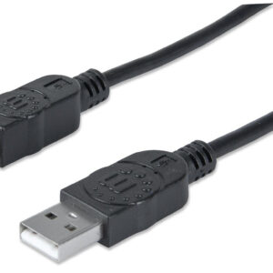 MANHATTAN 306218 Cable USB V2.0 A-B 0.9M - Negro