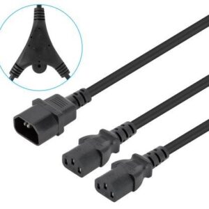 MANHATTAN 157469 cable de corriente en y c14 a c13
