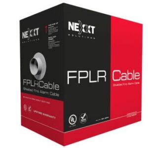 NEXXT NFC-18FRR Cable alarma conta incendios FPLR FUTP 1 PAR 18AWG PVC CMR 305 M 100 COBRE
