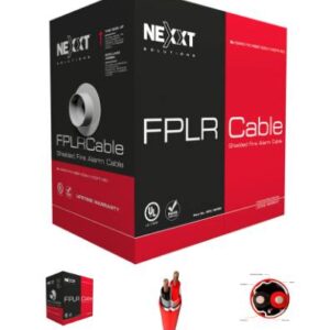 NEXXT NFC-16FRR Cable alarma conta incendios FPLR F/UTP 1 PAR 16AWG PVC CMR 305 M 100 COBRE
