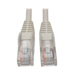 Cable Ethernet (UTP) TRIPP-LITE N001-005-WH - 1, 52 m, Moldeado Snagless Cat5e 350 Mhz (RJ45 M/M), PoE - Blanco, 1.52 M 5 pies