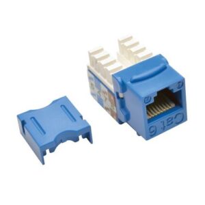TRIPP-LITE Enchufe keystone - Tripp Lite, Modelo N238-001-BL, Use en instalaciones Cat6 o Cat5e.