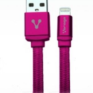 CAB-119/PK Cable Lightning VORAGO CAB-119 - Rosa, 1 m, Cable Lightning