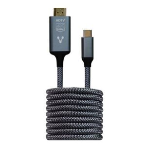 Cable convertidor VORAGO CAB-310 tipo c a hdmi 4k 1.8m