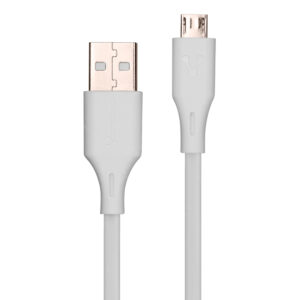 Cable usb VORAGO CAB-M01W usb- micro usb 1metro blanco