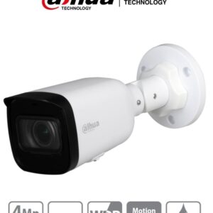 Dahua Technology DAHUA IPC-HFW1431T1-ZS-S4 - Camara IP Bullet de 4 Megapixeles/ Lente Motorizado de 2.8 a 12mm/ H.265/ IR de 50 Metros/ WDR/ Ranura para MicroSD/ IP67