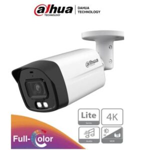 Dahua Technology DH-HAC-HFW1809TLMN-A-LED DAHUA HAC-HFW1809TLM-A-LED - Camara Bullet 4k Full Color/ 8 Megapixeles/ Lente de 2.8mm/ 106 Grados de Apertura/ Microfono Integrado/ 40 IR