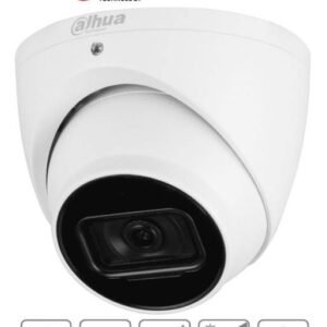 Dahua Technology DAHUA DH-HAC-HDW1801TN - Camara Domo 4k/ 8 Megapixeles/ Lente de 2.8mm/ 106 Grados de Apertura/ IR de 60 Metros/ Metalica/ WDR Real de 120 dB/ IP67