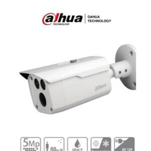 Dahua Technology DH-HAC-HFW1500DN-0360B DAHUA HAC-HFW1500D - Camara Bullet de 5 Megapixeles/ Metalica/ Lente de 3.6 mm/ 92 Grados de Apertura/ IR de 80 Mts/ IP67/ Soporta: CVI/CVBS/AHD/TVI