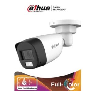 Dahua Technology DH-HAC-HFW1500CLN-IL-A DAHUA HAC-HFW1500CL-IL-A - Camara Bullet de 5 Mp/ Dual Inteligente + FullColor/2.8mm/ 106°/ 20 Metros de IR y Luz Visible/ Micrófono Integrado/ IP67