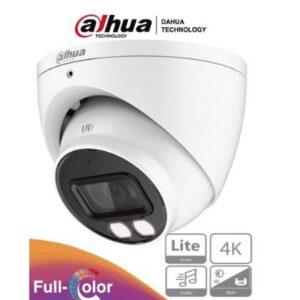 Dahua Technology DH-HAC-HDW1809TN-A-LED DAHUA HAC-HDW1809T-A-LED - Camara Domo Eyeball 4k Full Color/ 8 Mp/2.8 mm/ 106°/ Microfono / 40 Mt IR/ Imagen a Color 24/7