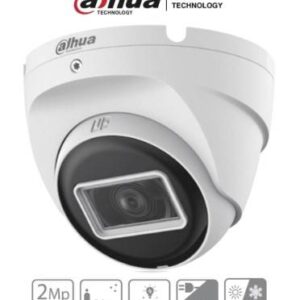 Dahua Technology DH-HAC-T2A21N-U DAHUA HAC-T2A21N-U-28 - Camara Domo de 2 Megapixeles/ 1080p/ Lente 2.8 mm/ 100 Grados de Apertura/ IR de 30 Metros/ Metalica/ IP67