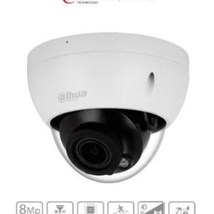 Dahua Technology DAHUA DH-IPC-HDBW2841R-ZS - Cámara IP Domo Antivandálica de 8MP - lente motorizado 2.7-13.5mm, IR 40m, IA WizSense, Starlight, PoE, WDR, H.265+, IP67, IK10