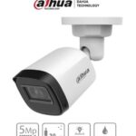 Dahua Technology DH-HAC-B1A51N-U-0280B DAHUA HAC-B1A51-U-28 - Cámara Bullet de 5 Megapixeles/ Lente 2.8 mm/ 106 Grados de Apertura/ IR de 30 Mts/ IP67/ Soporta: CVI/CVBS/AHD/TVI