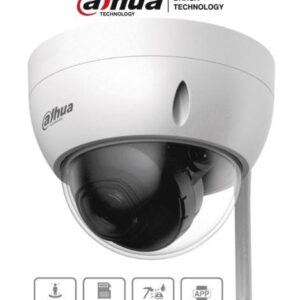 Dahua Technology DH-IPC-HDBW1230DE-SW DAHUA IPC-HDBW1230DE-SW - Camara IP Domo Wifi de 2 Mp/ Lente de 2.8 mm/ 100°/ IR de 30 M/ Ranura para MicroSD/ IP67/Ik10/SMD/ Hasta 80 Metros
