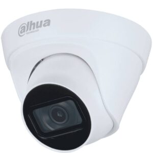 Dahua Technology Camara DAHUA DH-IPC-HDW1230T1P-A-0280B-S6 - Cámara IP Domo 2MP con lente de 2.8 mm y ángulo de visión de 102 grados - micrófono integrado, IR de 30m, IP67,