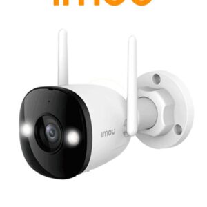 CAMARA IMOU Bullet 2E 5Mp IPC-K3DN-5H0WF - Cámara IP Bullet WiFi de 5MP tiene micrófono integrado - 102°, H.265, 2.8mm, IR 30m, IP67 y ranura MicroSD