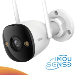 CAMARA IMOU IPC-S3EN-5M0WE Bullet 3 5MP Cámara IP Bullet WiFi de 5MP - Full C, visión nocturna inteligente, audio bidireccional, 108°, IR 30m, IP6 MicroSD