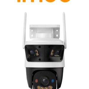 Cámara IMOU Cruiser Triple 11MP IPC-S7UN-11M0WED - Cámara IP PT Triple Wifi Smart Color 11MP con 2 lentes Fijos de 3 Megapíxeles