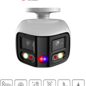Dahua Technology Camara DAHUA IPC-PFW3849S-A180-AS-PV Cámara IP Bullet WizSense 2x4MP con visión de 180°