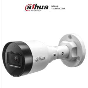 Dahua Technology Cámara DAHUA IPC-HFW1431S1-A-S6 - cámara IP Bullet de 4MP cuenta con micrófono integrado, 102° de visión, H.265, lente de 2.8mm, poe