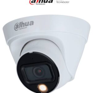 Dahua Technology Cámara DAHUA HDW1239T1P-A-LED-0280B-S6 - cámara domo de 2mp, lente de 2.8mm, 100°, micrófono integrado, luz blanca 15 m