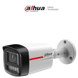 Dahua Technology Cámara DAHUA IPC-HFW2249TLP-S-LED-0280B-PRO - cámara bala de 2 mp, Wizcolor, Wizsense, SMD plus, lente de 2.8mm, luz cálida de 50 m, Micrófono