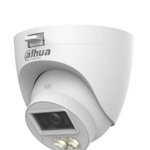 Dahua Technology Cámara DAHUA HDW1500CLQN-IL-A-S3-DIP - cámara domo de 5 mp, iluminación dual + full color, lente de 2.8mm, 106°, 30 mts de ir, micrófono integrado, ip67
