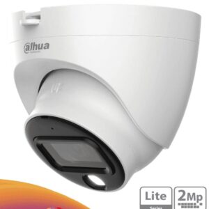 Dahua Technology Cámara Domo Full Color DAHUA DH-HAC-HDW1209TLQN-A-LED-0280B-S3 2 MP con lente de 2.8mm y ángulo de 103°