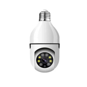 Cámara foco DBUGG DB-FF01 Esta cámara tipo domo te permitirá registrar diversos momentos. Cuenta con resolución de 2MP - DSe conecta a roseta E27