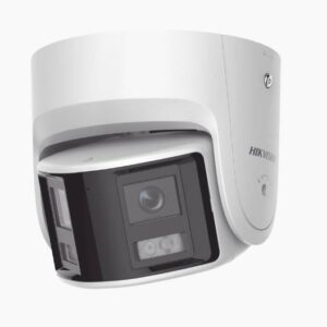 HIKVISION DS-2CD2347G2P-LSU/SL(C) [ PROTECCIÓN ACTIVA ] Turret IP Panorámica 4 Megapíxel / 2 Lentes 2.8 mm (180°) / Imagen a Color 24/7 (ColorVu) / PoE / WDR 130°