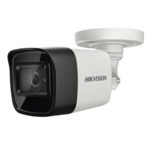HIKVISION DS-2CE16U0T-ITF Bala TURBOHD 4K (8 Megapixel) / Gran Angular 102° / Lente 2.8 mm / Exterior IP67 / IR EXIR 30 mts / dWDR / Metal