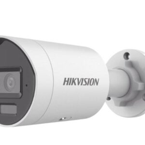 HIKVISION DS-2CD2043G2-LI2U Dual Light + 2 Micrófonos Integrados] Bala IP 4 Megapixel / Lente 2.8 mm / 40 mts Luz Blanca + 40 mts IR / ACUSENSE / Exterior IP67