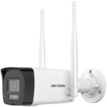 HIKVISION DS-2CV1023G2-LIDWF(B) Bala IP 2mp/ Lente 2.8mm/ Dual Light 30m IR + 30m Luz Bca/ Wi-Fi / ACUSENSE / Audio Bidireccional (Micrófono y Bocina) / IP66 / dWDR / Micro SD