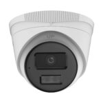 HILOOK IPC-T240HA-LUC Turret IP 4mp/ Lente 2.8 mm / 20 mts IR + 20 mts Luz Blanca / Micrófono Integrado / ACUSENSE Lite / Exterior IP67 / PoE / dWDR / H.265+ / ONVIF