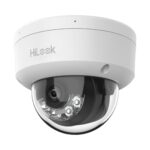 HILOOK IPC-D140HA-LUC Domo IP de 4mp / Uso en interior / Lente 2.8 mm / 20 mts IR + 20 mts Luz Blanca / Micrófono Integrado / ACUSENSE Lite / PoE / dWDR / H.265+ / ONVIF