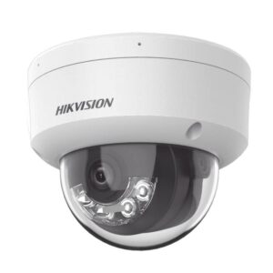 HIKVISION DS-2CD2123G2-LIS2U Dual Light + 2 Micrófonos Integrados Domo IP 2 Mp Lente 2.8 mm 30 mts Luz Blanca + 30 mts IR ACUSENSE Exterior IP67 IK10 WDR 120 dB / PoE ACUSEEK