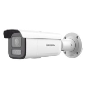 HIKVISION DS-2CD2643G2-LIZS2U [Dual Light + 2 Micrófonos Integrados] Bala IP 4 MP / Lente Mot. 2.8 a 12 mm / 60 mts Luz Blanca + 60 mts IR / ACUSENSE /PoE+ / ONVIF