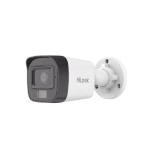 HILOOK Cámara Bala IP 4 Megapíxel IPC-B140HA-LUC / Lente 2.8 mm / Ángulo de visión 104° / 20 mts IR + 15 mts Luz Blanca