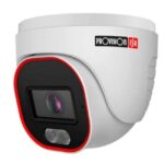 PROVISION-ISR DH-320IPBN-28 Camara domo IP 2 MP - Lente 2.8mm (93), de dia detecta hasta 40 mts/Reconoce: 8 mts/Idetifica: 4 mts, IR hasta 20 mts, DDA, microfono, WDR, IP67
