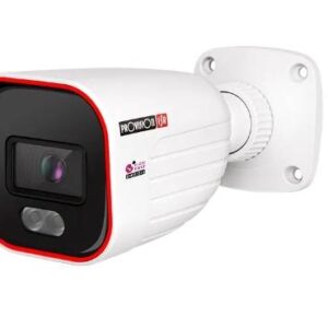 PROVISION-ISR BSH-320IPSN-28 Cámara bala IP 2 MP - Lente fijo 2.8mm (105°), de dia detecta hasta 41 mts/Reconoce: 8 mts/Idetifica: 4 mts, IR hasta 20 mts, microfono, WDR, IP67, PoE