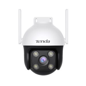 Cámara de vigilancia para exteriores de alto rendimiento TENDA CH7 - integra cobertura visual de 360°, visión nocturna a color y detección de personas.