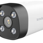TENDA IT7-LCS-4 Camara formato bala con lente optico de 4MP (2560 * 1440) de alto rendimiento en interiores y exteriores - permite uso de NVR y monitoreo mediante app.
